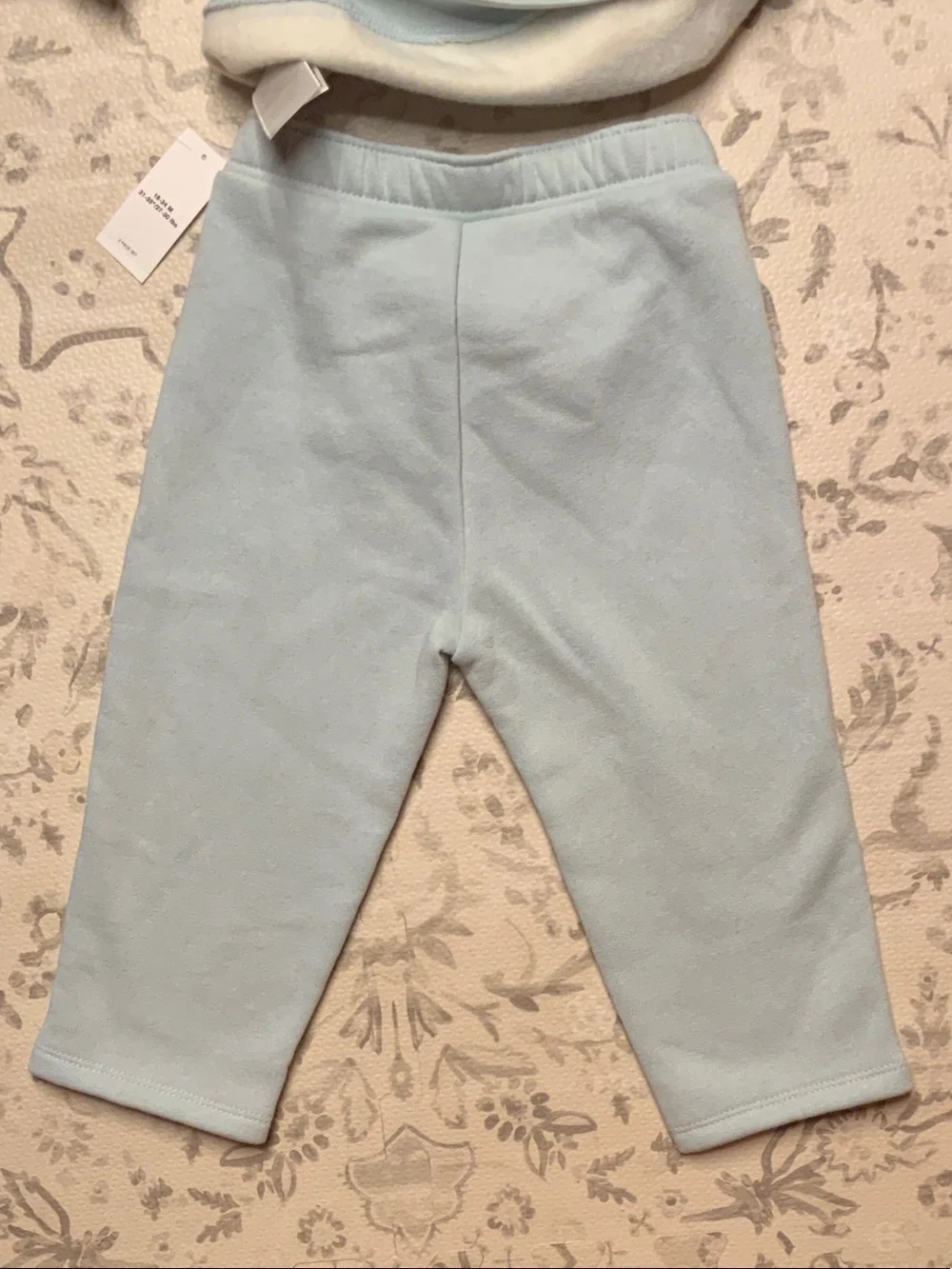 Old Navy Baby Blue and White Striped 2-Piece Matching Set
